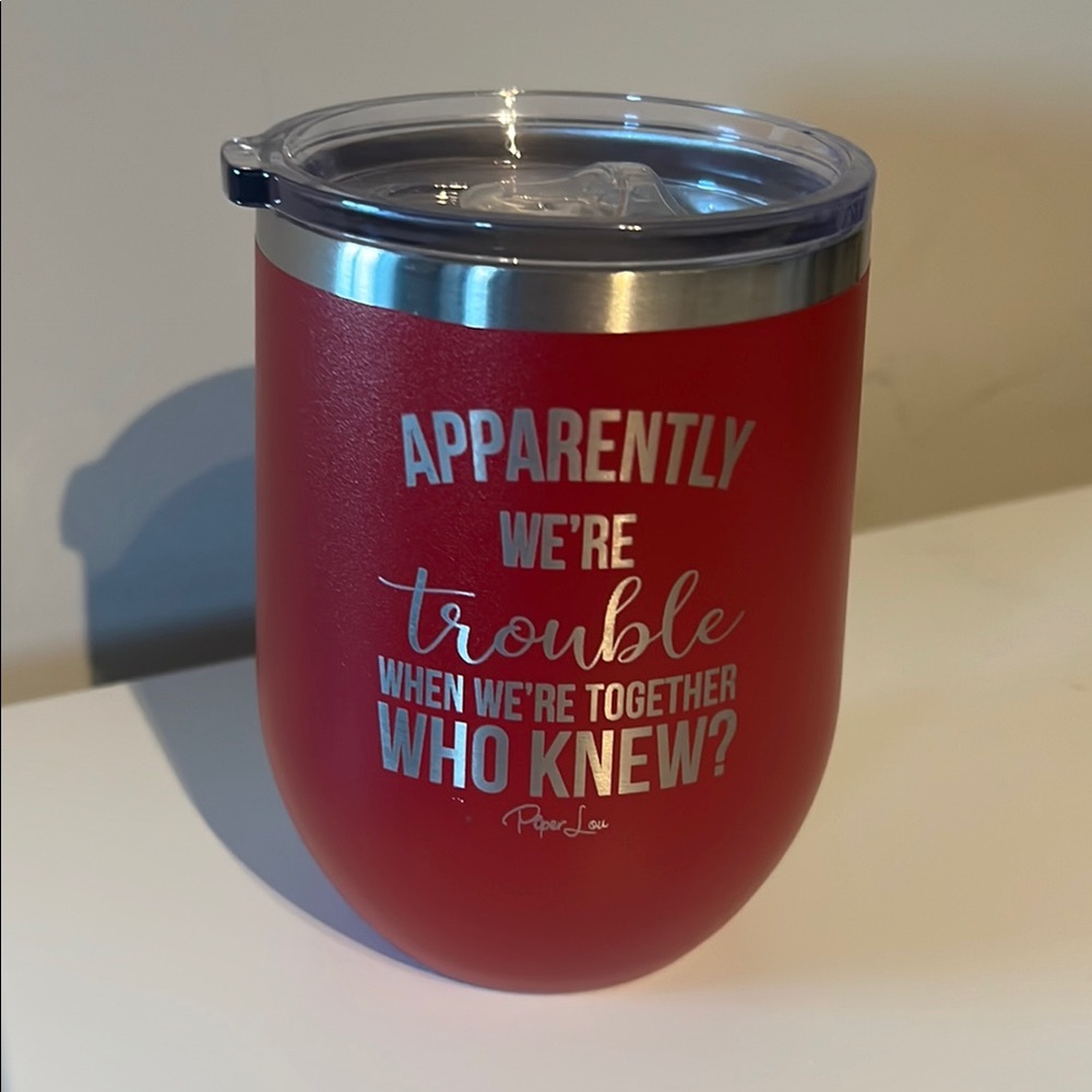 Red Insulated Tumbler with Lid